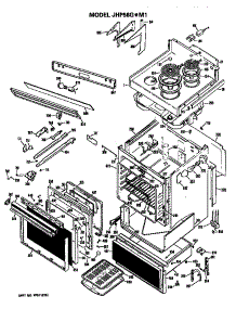 Body parts for Ge Range/Microwave Combo JHP56G*M1 from AppliancePartsPros.com