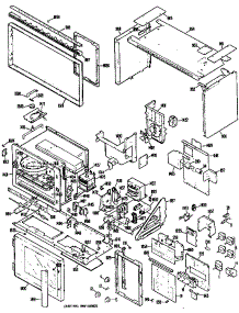 Microwave parts for Ge Electric Range JHP60G*04 from AppliancePartsPros.com