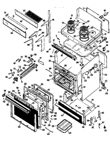 Chassis Assembly parts for Ge Electric Range JHP62N*K4 from AppliancePartsPros.com