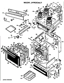 Oven / Cooktop parts for Ge Electric Range JHP63G*J1 from AppliancePartsPros.com