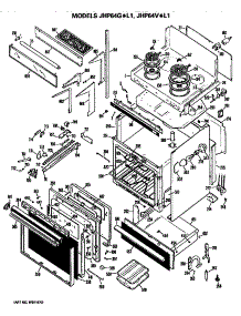 Range parts for Ge Range/Microwave Combo JHP64G*L1 from AppliancePartsPros.com