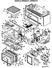 Microwave parts for Ge Range/Microwave Combo JHP64V*L1 from AppliancePartsPros.com