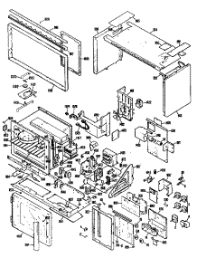 Microwave parts for Ge Electric Range JHP68G*02 from AppliancePartsPros.com