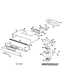 Power Vent parts for Ge Electric Range JHP69G*J1 from AppliancePartsPros.com