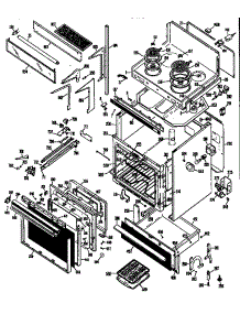 Oven / Cooktop parts for Ge Electric Range JHP69G*J1 from AppliancePartsPros.com