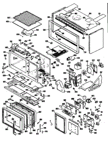 Microwave parts for Ge Electric Range JHP69G*K1 from AppliancePartsPros.com
