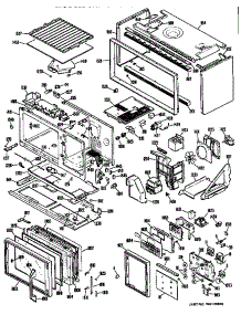 Microwave parts for Ge Electric Range JHP70N*K2 from AppliancePartsPros.com