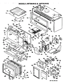 Microwave parts for Ge Range/Microwave Combo JHP70V*K5 from AppliancePartsPros.com