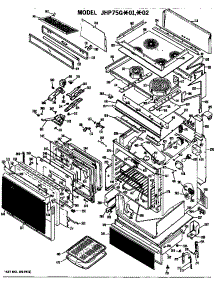 Range Assembly parts for Ge Electric Range JHP75G*02 from AppliancePartsPros.com