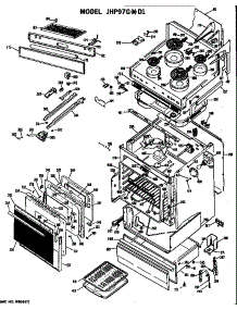 Range Assembly parts for Ge Electric Range JHP97G*D1 from AppliancePartsPros.com