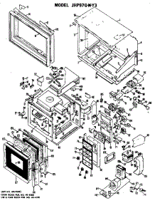 Oven parts for Ge Electric Range JHP97G*Y3 from AppliancePartsPros.com