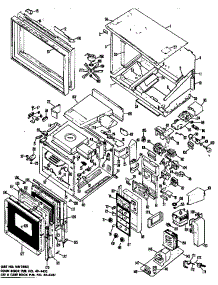 Oven parts for Ge Electric Range JHP97G*Y5 from AppliancePartsPros.com