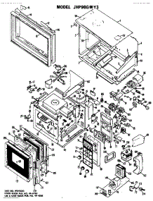 Microwave parts for Ge Electric Range JHP98G*Y3 from AppliancePartsPros.com
