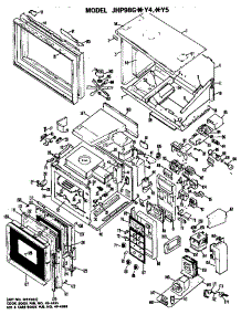Oven parts for Ge Electric Range JHP98G*Y5 from AppliancePartsPros.com