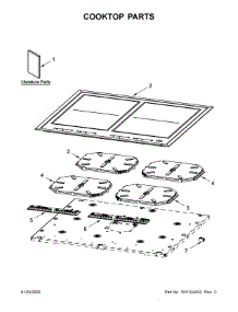 Cooktop Parts parts for Jenn-Air Electric Cooktop JIC4724HS0 from AppliancePartsPros.com