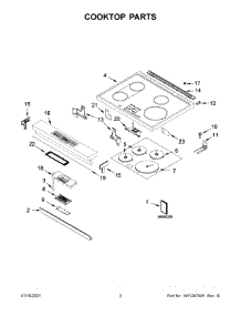 Cooktop Parts parts for Jenn-Air Electric Range JIS1450DS2 from AppliancePartsPros.com