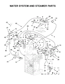 Water System And Steamer Parts parts for Jenn-Air Coffee Maker JJB6424HL0 from AppliancePartsPros.com