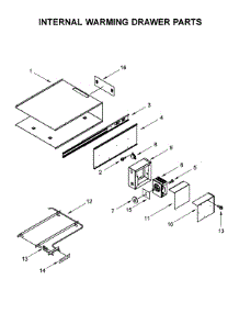 Internal Warming Drawer Parts parts for Jenn-Air Warming Drawer JJD3027IL00 from AppliancePartsPros.com