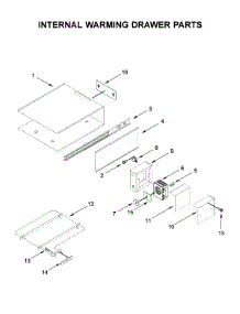 Internal Warming Drawer Parts parts for Jenn-Air Warming Drawer JJD3027IM00 from AppliancePartsPros.com