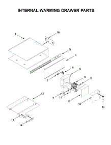 Internal Warming Drawer Parts parts for Jenn-Air Warming Drawer JJD3030IL00 from AppliancePartsPros.com