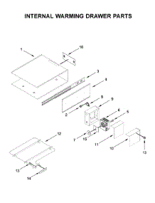 Internal Warming Drawer Parts parts for Jenn-Air Warming Drawer JJD3030IM00 from AppliancePartsPros.com