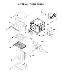 Internal Oven Parts parts for Jenn-Air Electric Wall Oven JJW2427DB02 from AppliancePartsPros.com