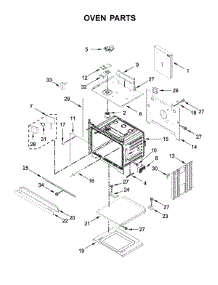 Oven Parts parts for Jenn-Air Electric Wall Oven JJW2427DB03 from AppliancePartsPros.com