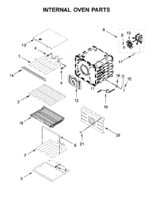 Internal Oven Parts parts for Jenn-Air Electric Wall Oven JJW2427DB03 from AppliancePartsPros.com