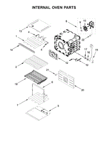 Internal Oven Parts parts for Jenn-Air Electric Wall Oven JJW2427DS02 from AppliancePartsPros.com