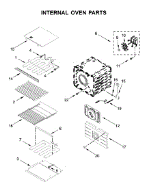 Internal Oven Parts parts for Jenn-Air Electric Wall Oven JJW2427IL01 from AppliancePartsPros.com