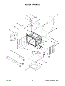 Oven Parts parts for Jenn-Air Wall Oven/Microwave Combo JJW2427IM01 from AppliancePartsPros.com