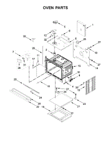 Oven Parts parts for Jenn-Air Electric Wall Oven JJW2430DB02 from AppliancePartsPros.com