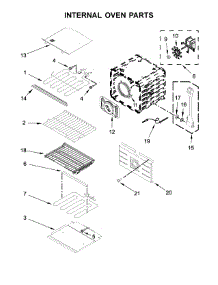 Internal Oven Parts parts for Jenn-Air Electric Wall Oven JJW2430DS02 from AppliancePartsPros.com