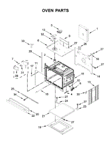 Oven Parts parts for Jenn-Air Electric Wall Oven JJW2430DS03 from AppliancePartsPros.com