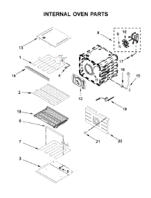 Internal Oven Parts parts for Jenn-Air Electric Wall Oven JJW2430DS03 from AppliancePartsPros.com