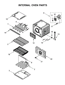 Internal Oven Parts parts for Jenn-Air Electric Wall Oven JJW2727DS03 from AppliancePartsPros.com