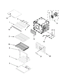 Internal Oven Parts parts for Jenn-Air Electric Wall Oven JJW2827DB01 from AppliancePartsPros.com