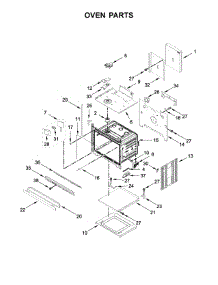 Oven Parts parts for Jenn-Air Electric Wall Oven JJW2827DB02 from AppliancePartsPros.com