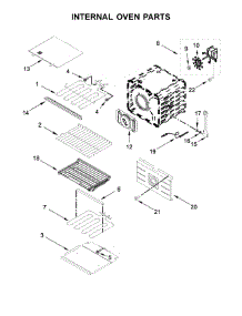 Internal Oven Parts parts for Jenn-Air Electric Wall Oven JJW2827DB02 from AppliancePartsPros.com