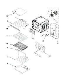 Internal Oven Parts parts for Jenn-Air Electric Wall Oven JJW2827DS01 from AppliancePartsPros.com