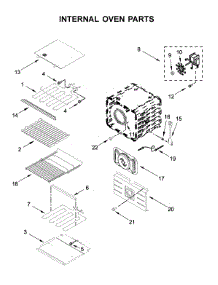 Internal Oven Parts parts for Jenn-Air Electric Wall Oven JJW2827IL00 from AppliancePartsPros.com