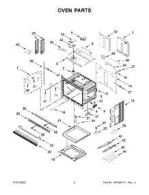 Oven Parts parts for Jenn-Air Electric Wall Oven JJW2827LM01 from AppliancePartsPros.com