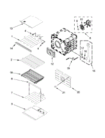 Internal Oven Parts parts for Jenn-Air Electric Wall Oven JJW2830DB01 from AppliancePartsPros.com