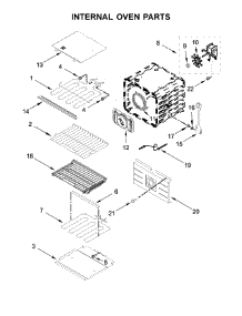 Internal Oven Parts parts for Jenn-Air Electric Wall Oven JJW2830DB02 from AppliancePartsPros.com