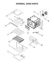 Internal Oven Parts parts for Jenn-Air Electric Wall Oven JJW2830DP02 from AppliancePartsPros.com