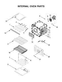 Internal Oven Parts parts for Jenn-Air Electric Wall Oven JJW2830DP03 from AppliancePartsPros.com
