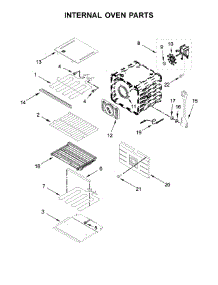 Internal Oven Parts parts for Jenn-Air Electric Wall Oven JJW2830DS02 from AppliancePartsPros.com