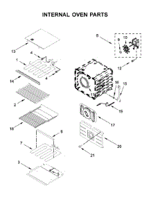 Internal Oven Parts parts for Jenn-Air Electric Wall Oven JJW2830IL00 from AppliancePartsPros.com