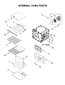 Internal Oven Parts parts for Jenn-Air Electric Wall Oven JJW2830IL01 from AppliancePartsPros.com