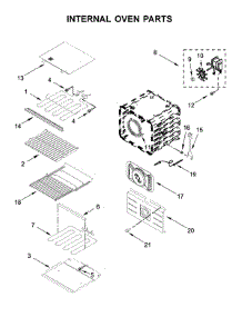 Internal Oven Parts parts for Jenn-Air Electric Wall Oven JJW2830IM00 from AppliancePartsPros.com
